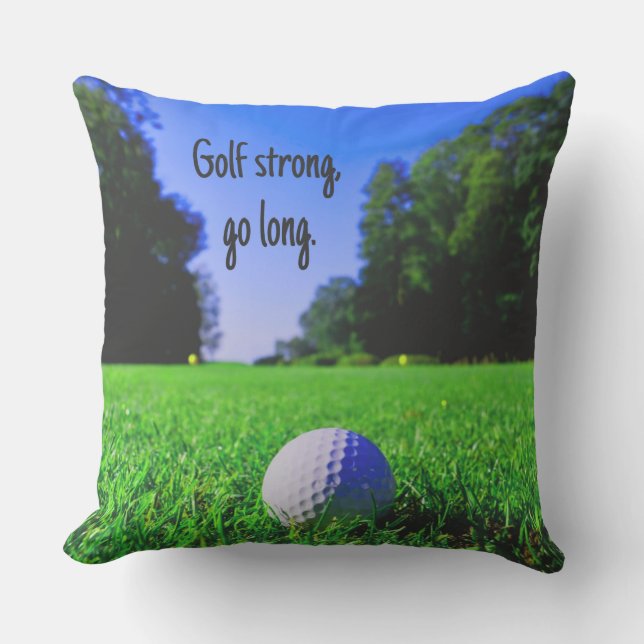 Coussin Golf fort aller longue pelouse balle de golf (Recto)