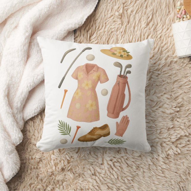Coussin Golf Hawaiian thème Golfer (Couverture)