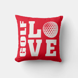 Coussin Golf Love Red