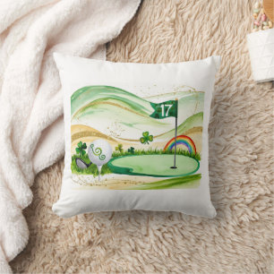 Coussin Golf St. Patrick's Day Golf à thème pour Golfer