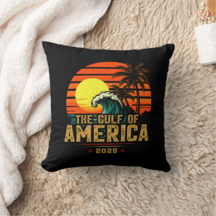 Coussin Golfe des USA Amérique Est 2025 Retro Vintage