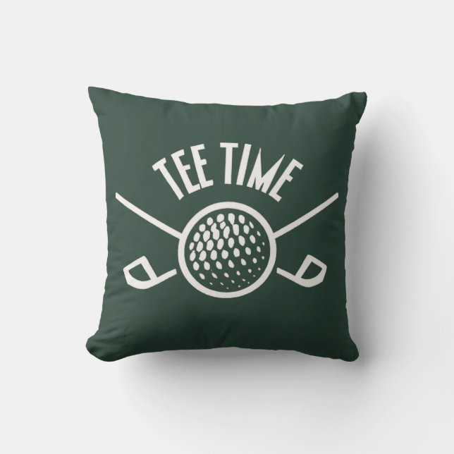 Coussin Golfers Tee Time (Recto)