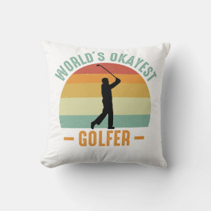 Coussin Golfeur le plus Okayest du monde