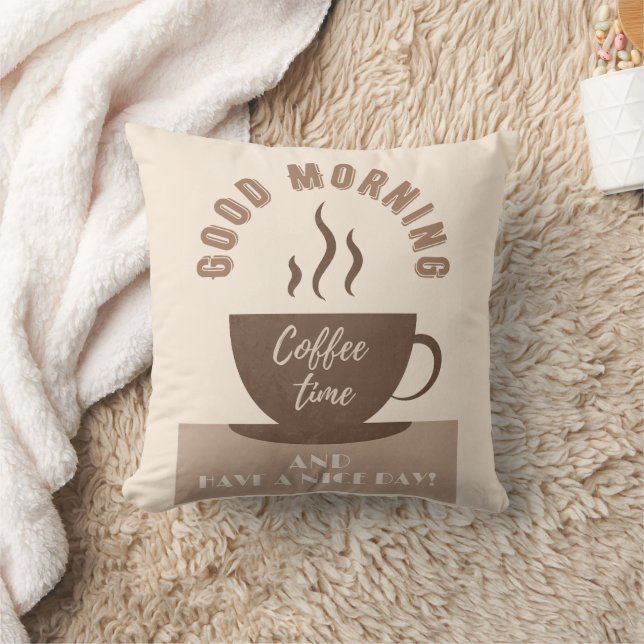 Coussin Good Morning et Bonne inspiration de jour (Couverture)