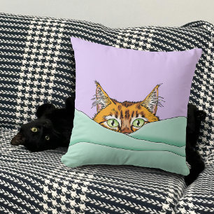 Coussin Good Morning Orange Cat Funny