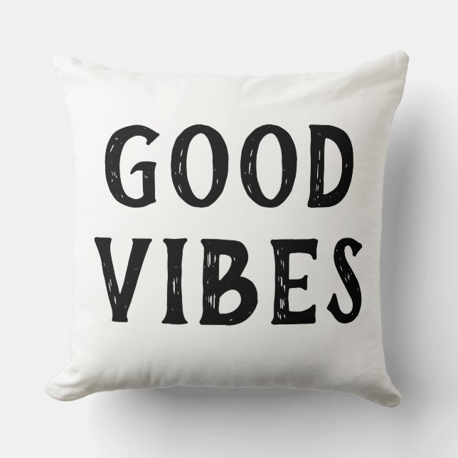 Coussin Good Vibes (Recto)