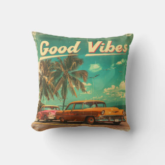 Coussin Good Vibes Throw Pillow