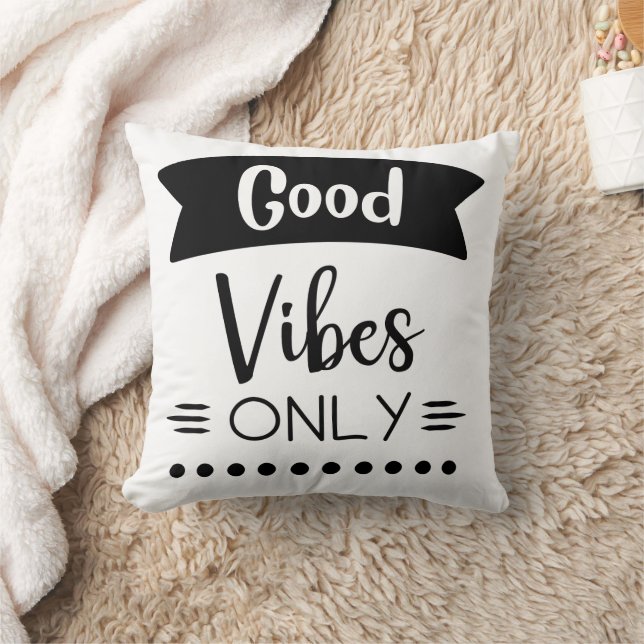 Coussin Good Vibes uniquement (Couverture)