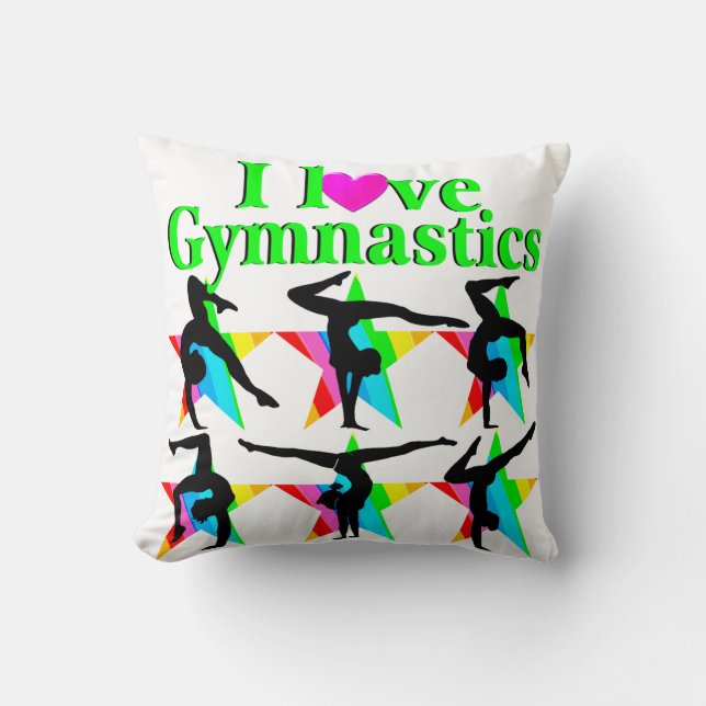 COUSSIN GORGEOUS VERT J'AIME LE DESIGN GYMNASTIQUE (Recto)