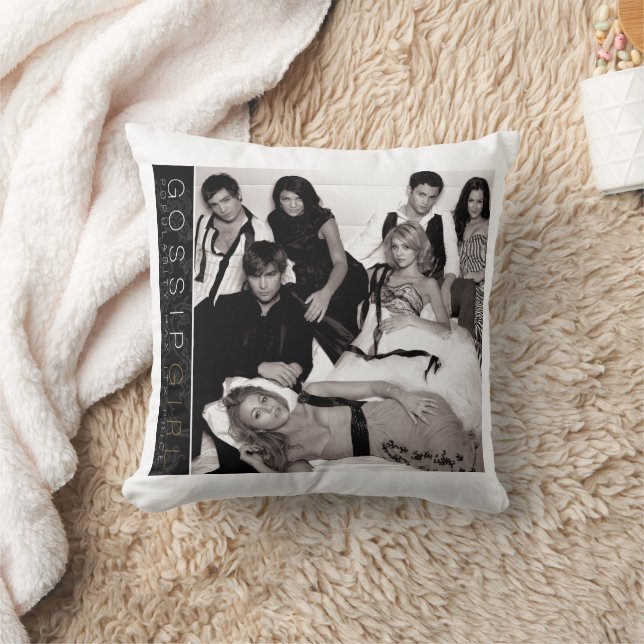 Coussin Gossip Girl Black and White Group Graphisme (Couverture)