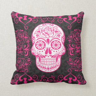 Coussin gothique de sucre de roses indien de roses