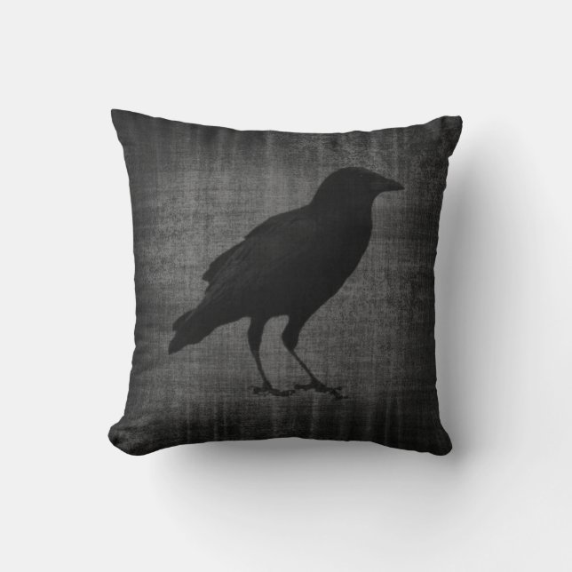 Coussin gothique foncé de Raven (Recto)