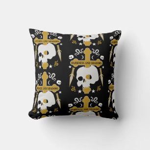 Coussin Goths Crâne et Croix du monde Goth Day