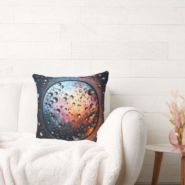 Coussin gouttelettes d'eau (Canapé)