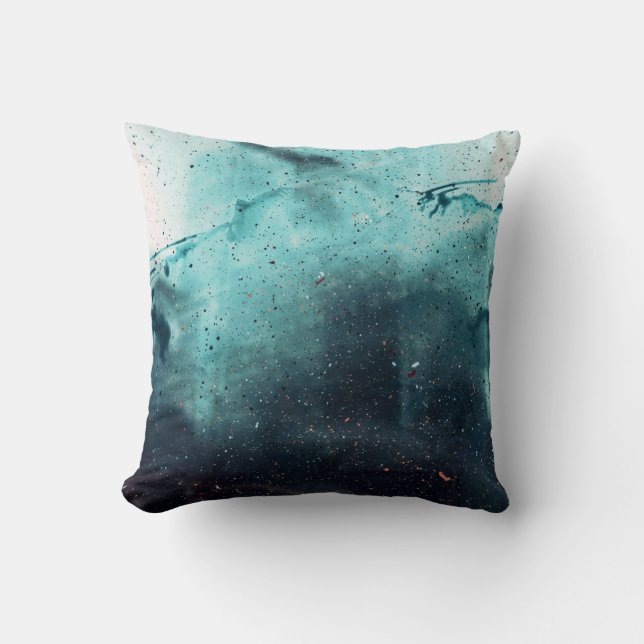 Coussin gouttelettes d'eau sur vitre (Recto)