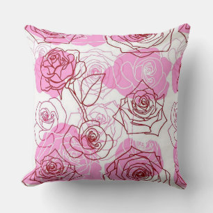 Coussin Grace & Appréciation Roses Roses Roses Rose Jeter 