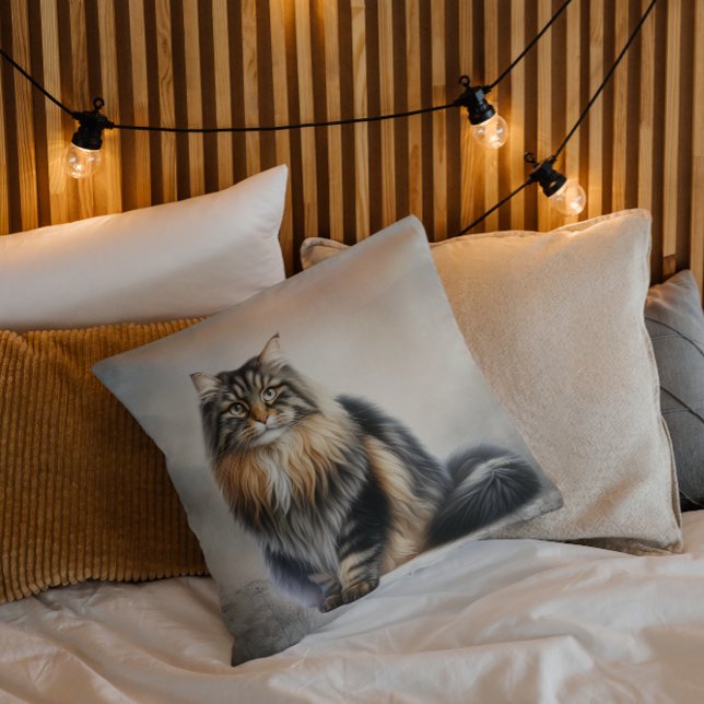Coussin Grâce et beauté du chat (Créateur téléchargé)