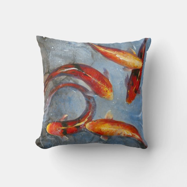 Coussin Gracieux Koi I (Recto)