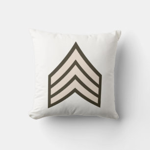 Coussin grade de sergent de l'armée