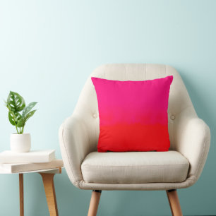 Coussin Gradient rose et orange
