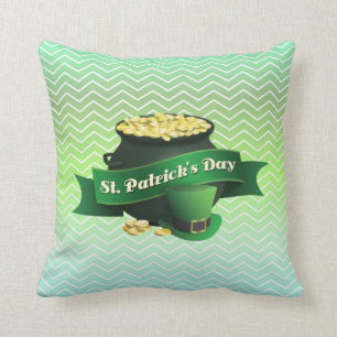 Coussin Gradient Zigzag Chevron