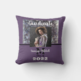 Coussin Graduate Purple Améthyste Graduation Jeu d'oreille