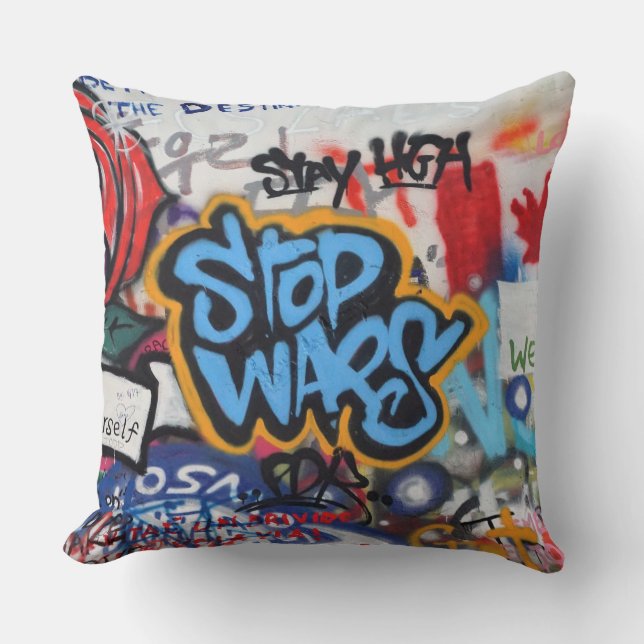 Coussin Graffiti (Recto)