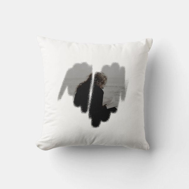 Coussin Graffiti modéré Sprayed Heart Frame (Recto)