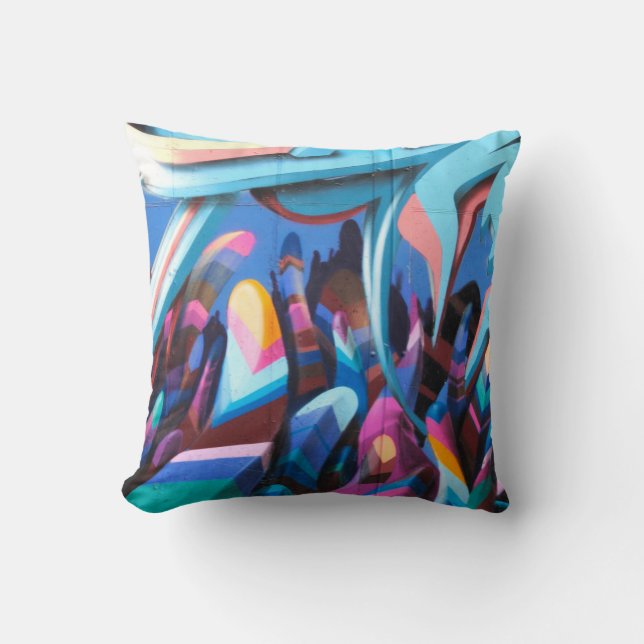 Coussin Graffiti urbain (Recto)