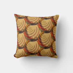 Coussin Grain de grue Imaginaire lunaire coloré