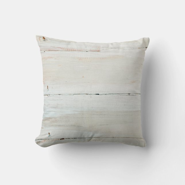 Coussin Graine blanche en bois blanc de la graine (Recto)