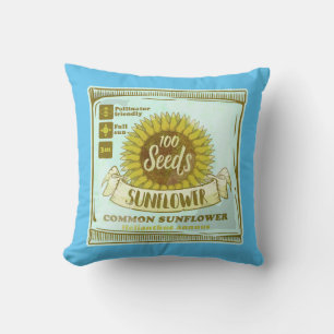 Coussin Graines de tournesol