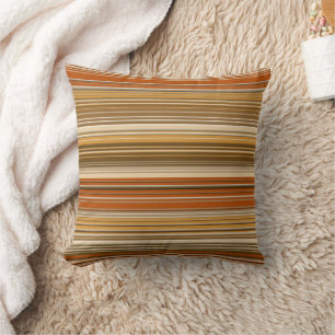 Coussin Graines, Rouille, Orange Brûlé, Brown, Caramel