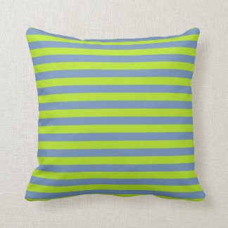 Coussin Graines vertes et bleues/grises