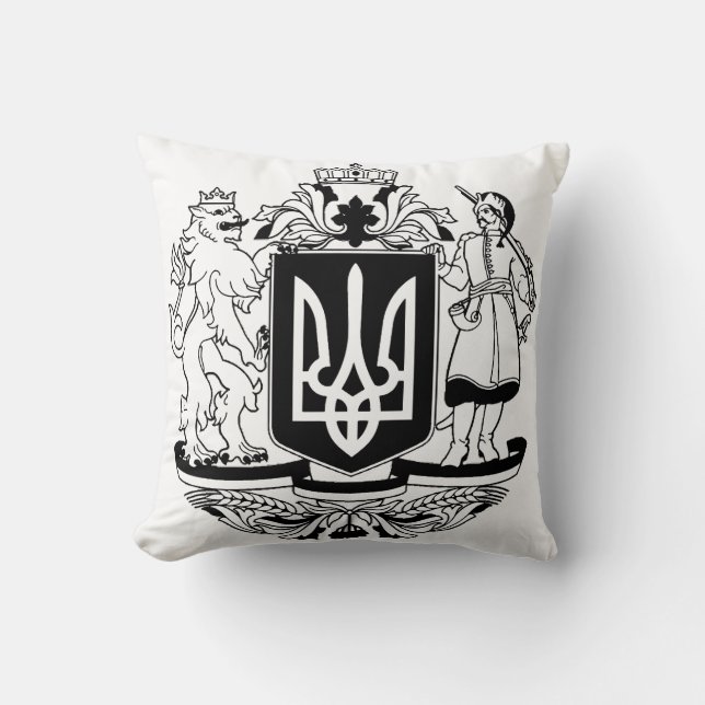 Coussin Grand blason de l'Ukraine (Recto)
