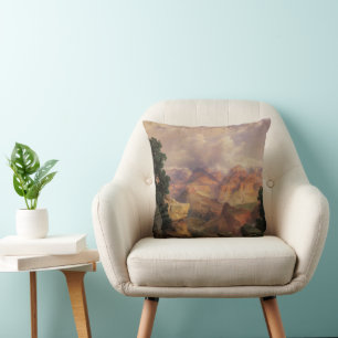 Coussin Grand Canyon par Thomas Moran, Paysage Vintage