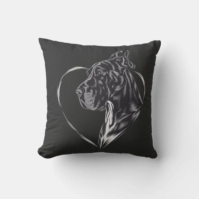 Coussin Grand Danois  (Recto)