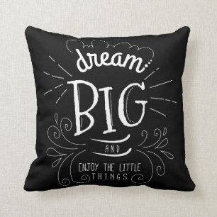 Coussin Grand décoratif rêveur de motivation moderne