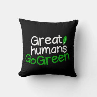 Coussin Grand devenez écolo humain