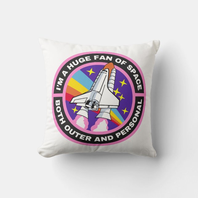 Coussin grand fan de l'espace (Recto)