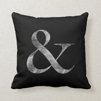 Coussin Grand grain blanc moyen d'impression typographique