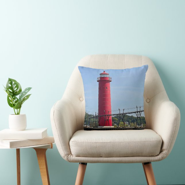 Coussin Grand Haven Lighthouse (Chaise)