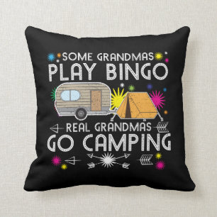 Coussin Grand-mamans de bingo-test de jeu de quelques