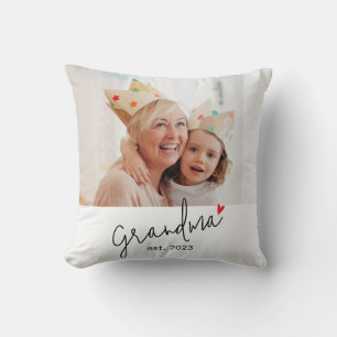 Coussin Grand-mère a établi une photo de script moderne