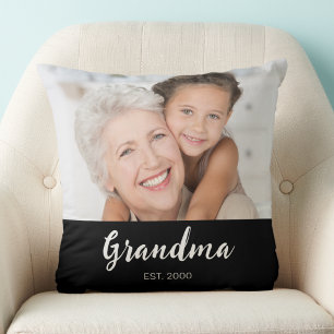 Coussin Grand-mère a établi une photo de script moderne
