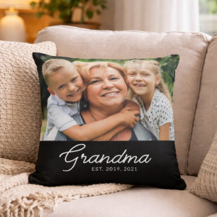Coussin Grand-mère a établi une photo de script moderne