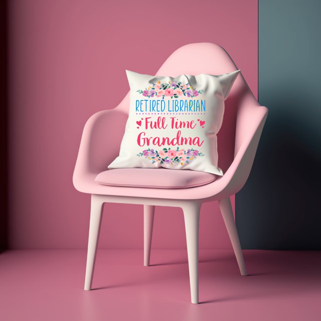 Coussin Grand-mère à temps plein (Créateur téléchargé)