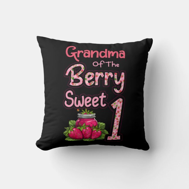 Coussin Grand-Mère Du Berry Sweet One Strawberry First 1s (Recto)