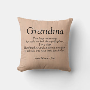 Coussin Grand-mère embrasse si douillette