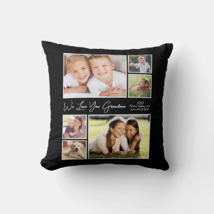Coussin Grand-mère photo noire